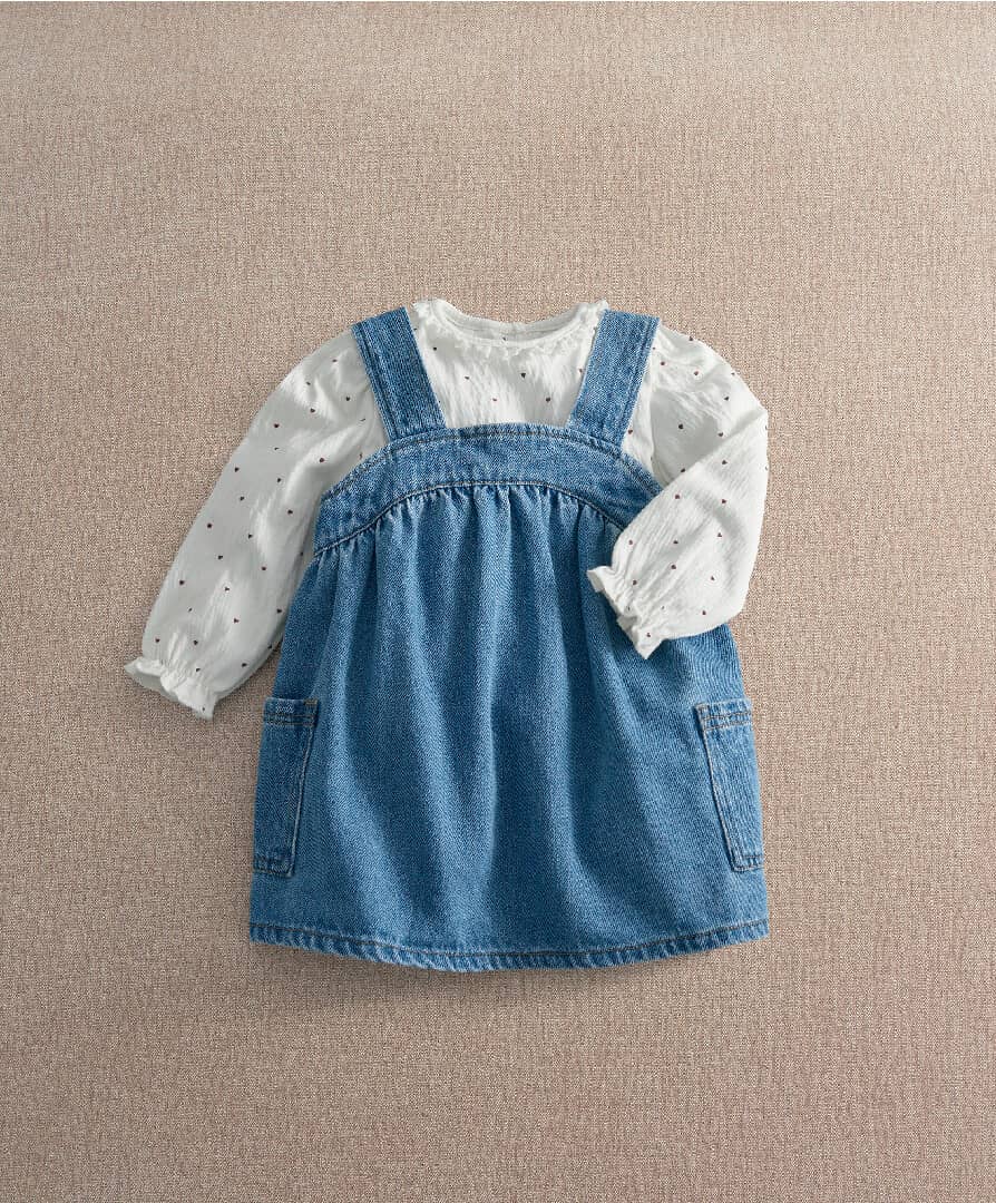 Զգեստ և բոդի - Denim Pinny — լուսանկար 3