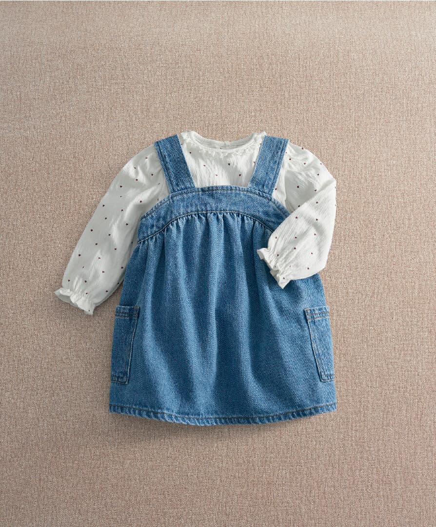 Զգեստ և բոդի - Denim Pinny — լուսանկար 3